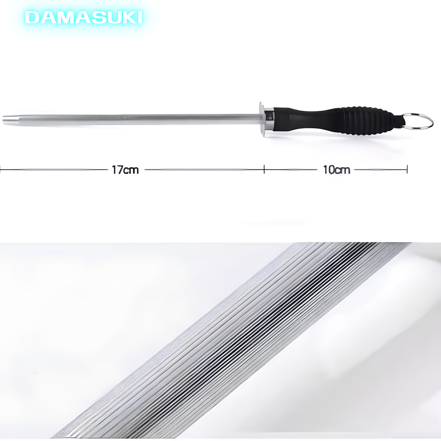 Fusil à aiguiser en acier carbone - Damasuki